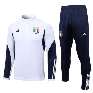 Felpa Allenamento Italia 2023/24 Bianco