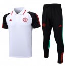 Polo Manchester United Set Completo 2024 Bianco