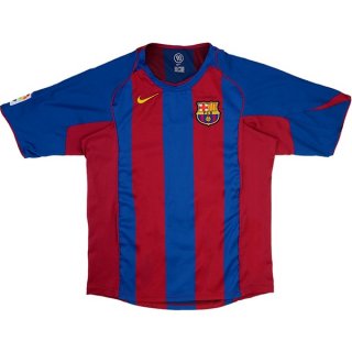 Thailandia Maglia Barcellona Home Retro 2004 2005 Blu Rosso