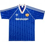 Thailandia Maglia Manchester United Terza Retro 1988 1990 Blu