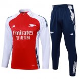 Felpa Allenamento Arsenal 24/25 Rosso Bianco 3