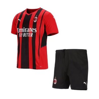 Maglia AC Milan Home Bambino 2021/22 Rosso