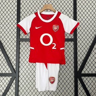 Maglia Arsenal Home Retro Bambino 2002 2004