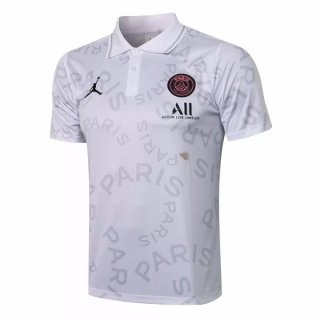 Polo Paris Saint Germain 2021/22 Bianco Rosa