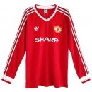 Thailandia Maglia Manchester United Home ML Retro 1986 Rosso