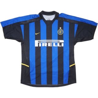 Thailandia Maglia Inter Milan Home Retro 2002 2003 Blu