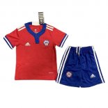 Maglia Cile Home Bambino 2022 Rosso