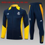 Bambino Giacca Real Madrid 24/25 Blu Giallo 3