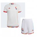 Maglia Belgio Away Bambino 2022/23