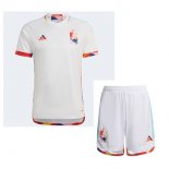 Maglia Belgio Away Bambino 2022/23