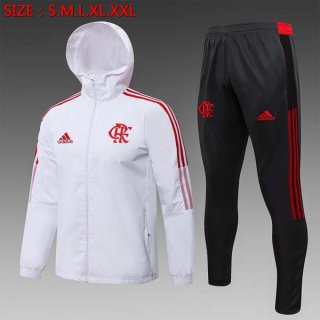 Giacca a vento Flamengo Set Completo 2022 Bianco Nero