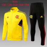 Bambino Giacca Flamengo 2022/23 Giallo Nero 2