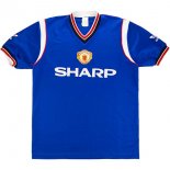 Thailandia Maglia Manchester United Terza Retro 1984 1986 Blu