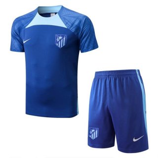 Maglia Formazione Atletico Madrid Set Completo 2022/23 Blu