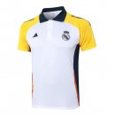 Polo Real Madrid 24/25 Bianco Giallo 2