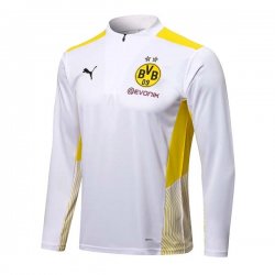 Felpa Allenamento Borussia Dortmund 2022 Bianco Nero