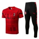 Maglia AC Milan Set Completo 2022/23 Rosso