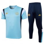 Maglia Manchester City Set Completo 2024/25 Blu