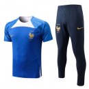 Maglia Francia Set Completo 2022/23 Blu