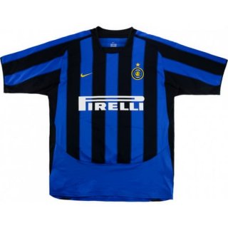 Thailandia Maglia Inter Milan Home Retro 2003 2004 Blu