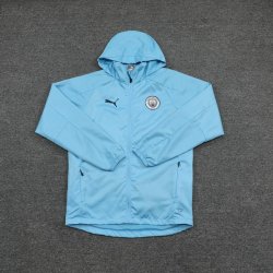 Giacca a vento Manchester City Set Completo 2021/22 Blu Luce