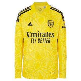 Thailandia Maglia Arsenal Portiere ML 2022/23 Giallo