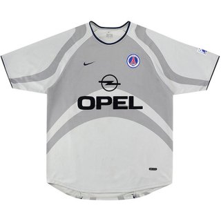 Thailandia Maglia Paris Saint Germain Away Retro 2001 Grigio