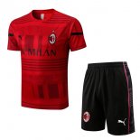 Maglia Formazione AC Milan Set Completo 2022/23 Rosso