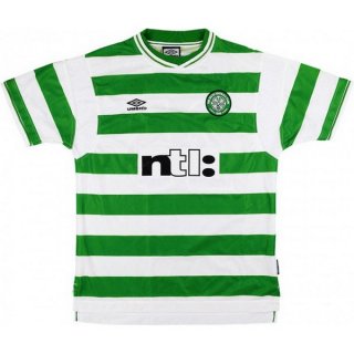 Thailandia Maglia Celtic Home Retro 1999 2001 Verde