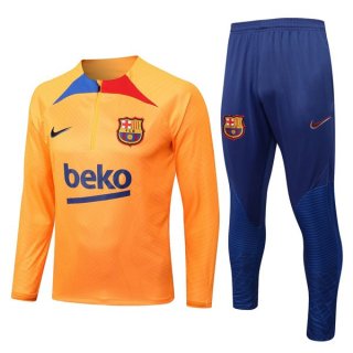 Felpa Allenamento Barcellona 2023 Arancione 2