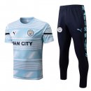 Maglia Manchester City Set Completo 2022/23 Blu