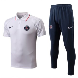 Polo PSG Set Completo 2022/23 Bianco