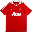 Thailandia Maglia Manchester United Home Retro 2010 2011 Rosso