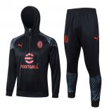 Felpa Cappuccio AC Milan 2024 Nero 2