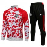 Giacca Manchester United 2022 Rosso Bianco 3