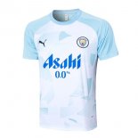 Maglia Formazione Manchester City 24/25 Blu Bianco