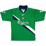 Thailandia Maglia Liverpool Away Retro 1999 2000 Verde