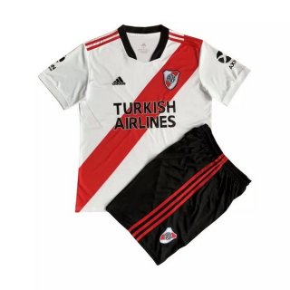 Maglia River Plate Home Bambino 2021/22 Bianco