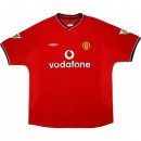 Thailandia Maglia Manchester United Home Retro 2000 2002 Rosso