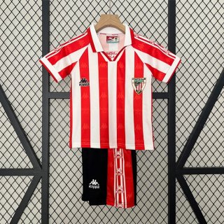 Maglia Athletic Bilbao Home Bambino Retro 1995 1997