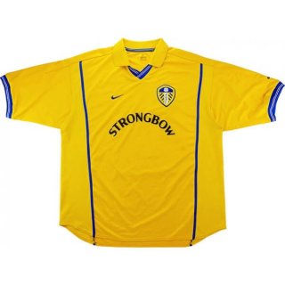 Thailandia Maglia Leeds United Home Retro 2000 2002 Giallo