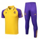 Polo Real Madrid Set Completo 2024/25 Giallo Porpora