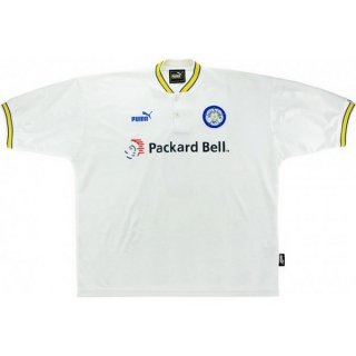 Thailandia Maglia Leeds United Home Retro 1997 1998 Bianco