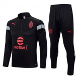 Felpa Allenamento AC Milan 2023/24 Nero