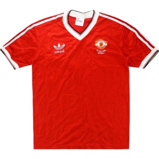 Thailandia Maglia Manchester United Home Retro 1983 Rosso