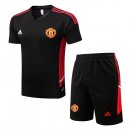 Maglia Formazione Manchester United Set Completo 2022/23 Nero