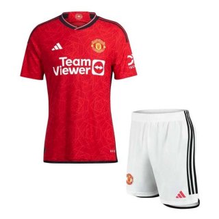 Maglia Manchester United Home Bambino 2023/24