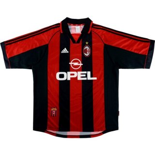 Thailandia Maglia AC Milan Home Retro 1998 2000 Rosso