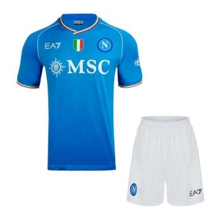 Maglia Napoli Home Bambino 2023/24 Blu