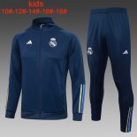 Bambino Giacca Real Madrid 2024 Blu 2